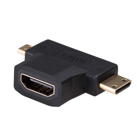 Akyga adapter AK-AD-23 HDMI (f) / mini HDMI (m) / micro HDMI (m) Akyga adapter AK-AD-23 HDMI (f) / mini HDMI (m) / micro HDMI (m)