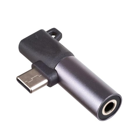 Akyga adapter AK-AD-62 USB type C (m) / USB type C (f) / Jack 3,5 mm Akyga adapter AK-AD-62 USB type C (m) / USB type C (f) / Jack 3,5 mm