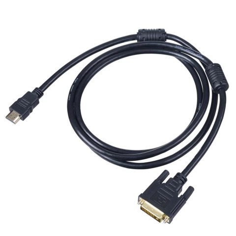 Akyga kabel HDMI / DVI AK-AV-11 24+1 pin 1.8m Akyga kabel HDMI / DVI AK-AV-11 24+1 pin 1.8m