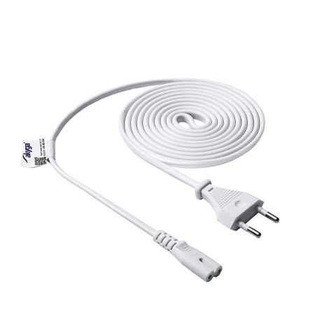 Akyga kabel zasilający AK-RD-06A ósemka CCA CEE 7/16 / IEC C7 1.5 m biały Akyga kabel zasilający AK-RD-06A ósemka CCA CEE 7/16 / IEC C7 1.5 m biały