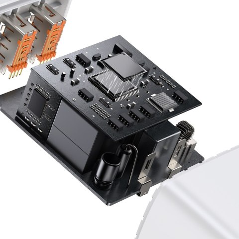 Baseus ładowarka sieciowa Compact PD 30W 1x USB-C 2x USB biała Baseus ładowarka sieciowa Compact PD 30W 1x USB-C 2x USB biała