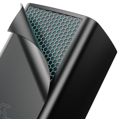 Baseus ładowarka sieciowa GaN2 Lite PD 65W 1x USB-C 1x USB czarna Baseus ładowarka sieciowa GaN2 Lite PD 65W 1x USB-C 1x USB czarna