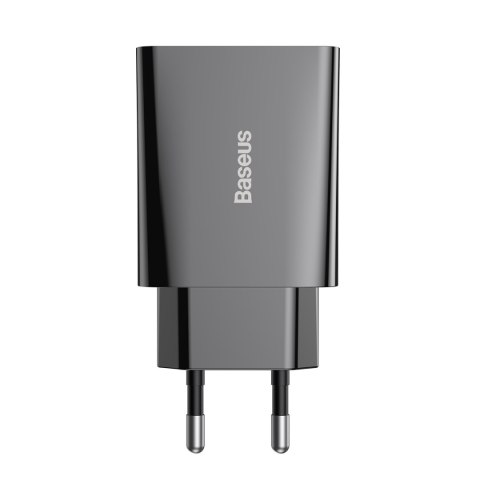 Baseus ładowarka sieciowa Speed Mini PD 20W 1x USB-C czarna Baseus ładowarka sieciowa Speed Mini PD 20W 1x USB-C czarna