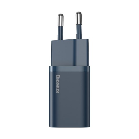Baseus ładowarka sieciowa Super Si PD 20W 1x USB-C niebieska Baseus ładowarka sieciowa Super Si PD 20W 1x USB-C niebieska