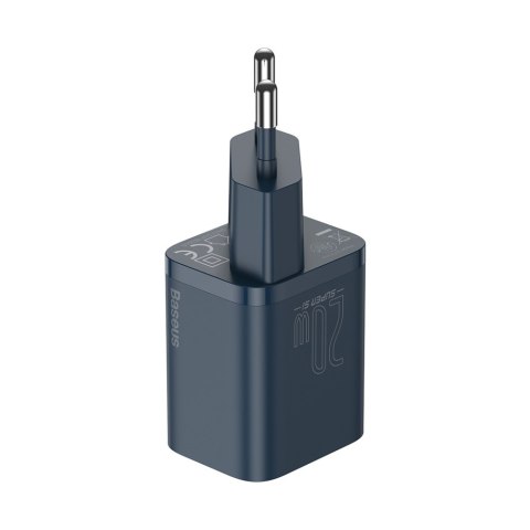 Baseus ładowarka sieciowa Super Si PD 20W 1x USB-C niebieska Baseus ładowarka sieciowa Super Si PD 20W 1x USB-C niebieska