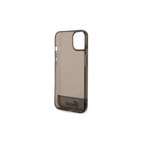 Guess nakładka do iPhone 14 6,1" GUHCP14SHGCOK czarna hardcase Translucent