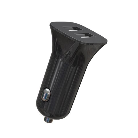 XO ładowarka samochodowa TZ10 2x USB 2,4A czarna + kabel USB-C XO ładowarka samochodowa TZ10 2x USB 2,4A czarna + kabel USB-C