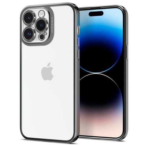 Spigen nakładka Optik Crystal do iPhone 14 Pro 6,1" chrome grey Spigen nakładka Optik Crystal do iPhone 14 Pro 6,1" chrome grey