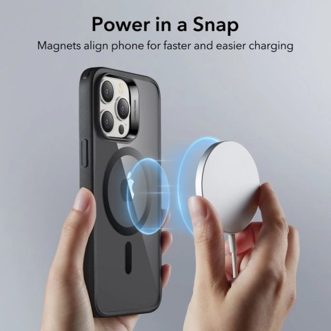 Etui ESR Classic Hybrid Halolock z MagSafe na iPhone 14 Pro - matowo-czarne Etui ESR Classic Hybrid Halolock z MagSafe na iPhone 14 Pro - matowo-czarne