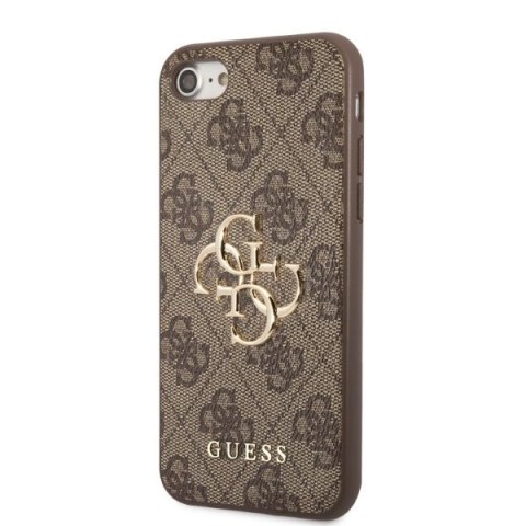 Etui Guess 4G Big Metal Logo na iPhone 7 / 8 / SE 2020 / SE 2022 - brązowe