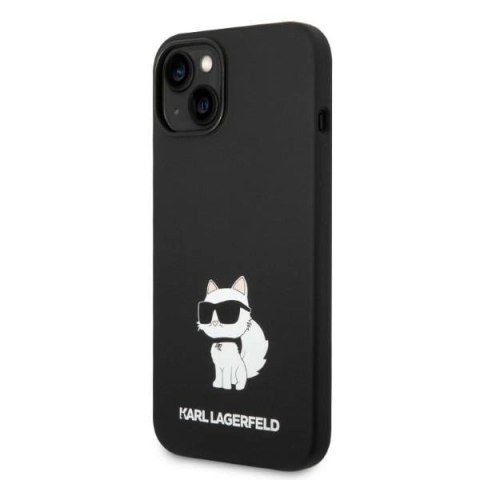 Etui Karl Lagerfeld Silicone Choupette MagSafe na iPhone 14 Plus - czarne Etui Karl Lagerfeld Silicone Choupette MagSafe na iPhone 14 Plus - czarne