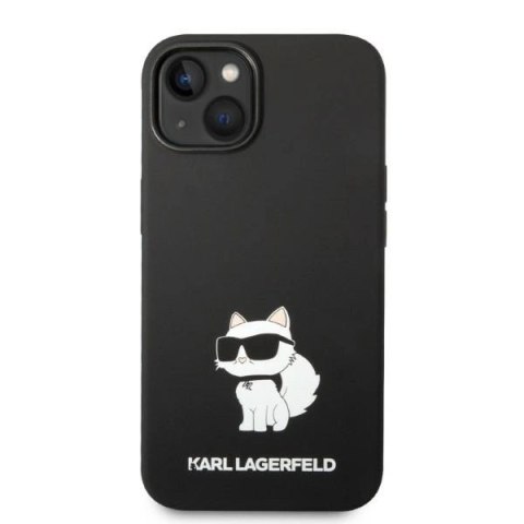 Etui Karl Lagerfeld Silicone Choupette MagSafe na iPhone 14 Plus - czarne Etui Karl Lagerfeld Silicone Choupette MagSafe na iPhone 14 Plus - czarne
