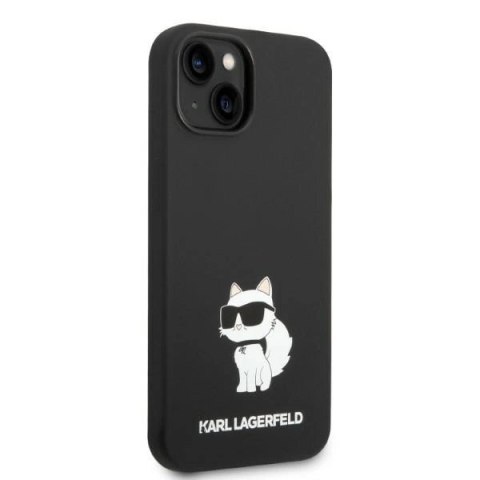 Etui Karl Lagerfeld Silicone Choupette MagSafe na iPhone 14 Plus - czarne Etui Karl Lagerfeld Silicone Choupette MagSafe na iPhone 14 Plus - czarne