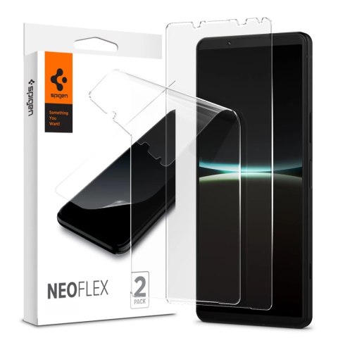 Folia hydrożelowa Spigen Neo Flex 2-PACK na Sony Xperia 5 IV Folia hydrożelowa Spigen Neo Flex 2-PACK na Sony Xperia 5 IV