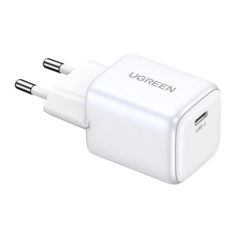 Ładowarka Ugreen Nexode mini CD318 15324 sieciowa GaN 20W USB-C PD 3.0 / QC 4.0 - biała Ładowarka Ugreen Nexode mini CD318 15324 sieciowa GaN 20W USB-C PD 3.0 / QC 4.0 - biała