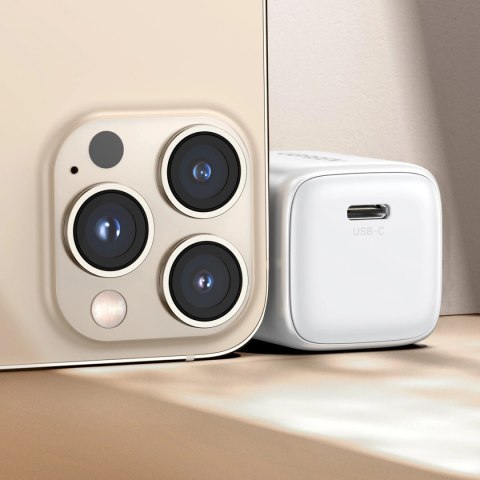 Ładowarka Ugreen Nexode mini CD318 15324 sieciowa GaN 20W USB-C PD 3.0 / QC 4.0 - biała Ładowarka Ugreen Nexode mini CD318 15324 sieciowa GaN 20W USB-C PD 3.0 / QC 4.0 - biała