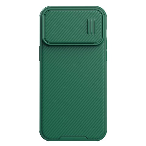 Nillkin CamShield S Case etui iPhone 14 Pro Max pancerny pokrowiec osłona na aparat zielone Nillkin CamShield S Case etui iPhone 14 Pro Max pancerny pokrowiec osłona na aparat zielone