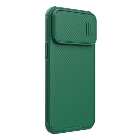 Nillkin CamShield S Case etui iPhone 14 Pro Max pancerny pokrowiec osłona na aparat zielone Nillkin CamShield S Case etui iPhone 14 Pro Max pancerny pokrowiec osłona na aparat zielone