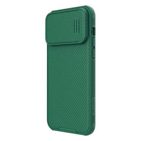 Nillkin CamShield S Case etui iPhone 14 Pro Max pancerny pokrowiec osłona na aparat zielone Nillkin CamShield S Case etui iPhone 14 Pro Max pancerny pokrowiec osłona na aparat zielone