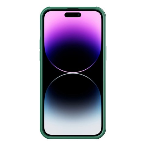 Nillkin CamShield S Case etui iPhone 14 Pro Max pancerny pokrowiec osłona na aparat zielone Nillkin CamShield S Case etui iPhone 14 Pro Max pancerny pokrowiec osłona na aparat zielone