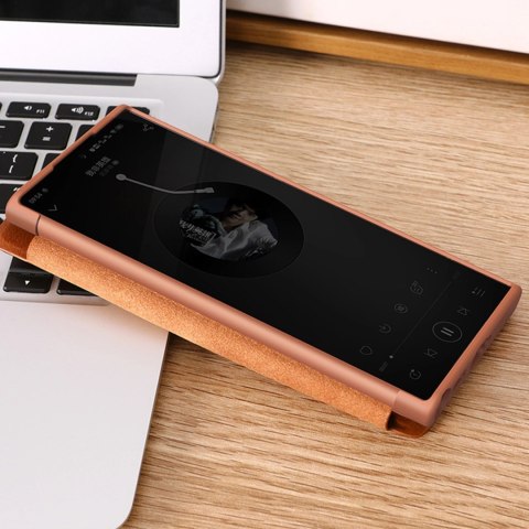 Nillkin Qin Leather Pro Case etui Samsung Galaxy S23 Ultra pokrowiec z klapką osłona na aparat czarne Nillkin Qin Leather Pro Case etui Samsung Galaxy S23 Ultra pokrowiec z klapką osłona na aparat czarne