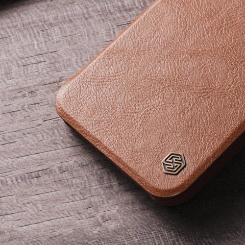 Nillkin Qin Leather Pro Case etui Samsung Galaxy S23+ pokrowiec z klapką osłona na aparat czarne Nillkin Qin Leather Pro Case etui Samsung Galaxy S23+ pokrowiec z klapką osłona na aparat czarne