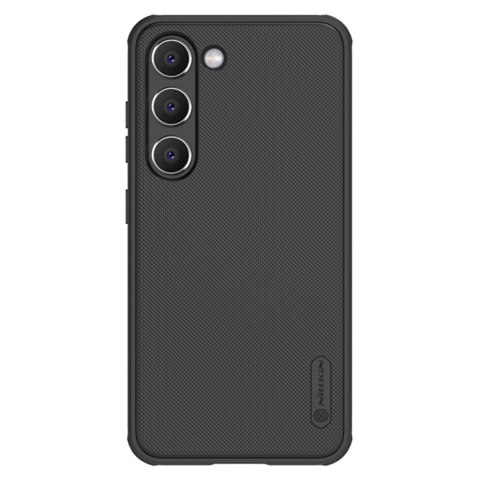Nillkin Super Frosted Shield Pro etui Samsung Galaxy S23 pancerny pokrowiec + podstawka na telefon czarne Nillkin Super Frosted Shield Pro etui Samsung Galaxy S23 pancerny pokrowiec + podstawka na telefon czarne