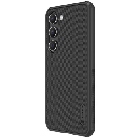 Nillkin Super Frosted Shield Pro etui Samsung Galaxy S23 pancerny pokrowiec + podstawka na telefon czarne Nillkin Super Frosted Shield Pro etui Samsung Galaxy S23 pancerny pokrowiec + podstawka na telefon czarne