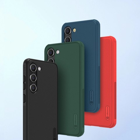 Nillkin Super Frosted Shield Pro etui Samsung Galaxy S23 pancerny pokrowiec + podstawka na telefon czarne Nillkin Super Frosted Shield Pro etui Samsung Galaxy S23 pancerny pokrowiec + podstawka na telefon czarne