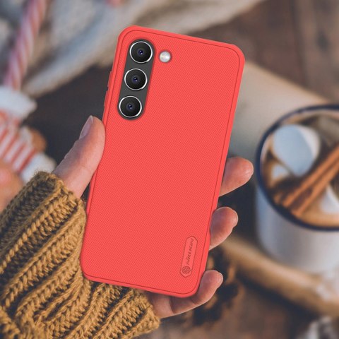 Nillkin Super Frosted Shield Pro etui Samsung Galaxy S23 pancerny pokrowiec + podstawka na telefon czarne Nillkin Super Frosted Shield Pro etui Samsung Galaxy S23 pancerny pokrowiec + podstawka na telefon czarne