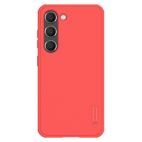 Nillkin Super Frosted Shield Pro etui Samsung Galaxy S23+ pancerny pokrowiec + podstawka na telefon czerwone Nillkin Super Frosted Shield Pro etui Samsung Galaxy S23+ pancerny pokrowiec + podstawka na telefon czerwone