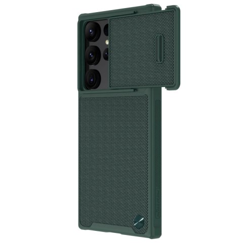 Nillkin Textured S Case etui Samsung Galaxy S22 Ultra pancerny pokrowiec z osłoną na aparat zielone Nillkin Textured S Case etui Samsung Galaxy S22 Ultra pancerny pokrowiec z osłoną na aparat zielone