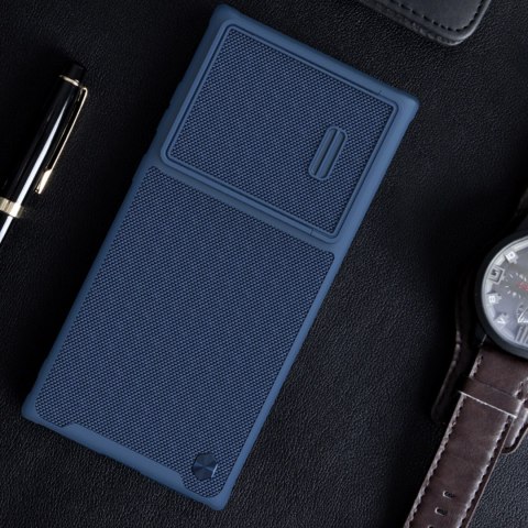 Nillkin Textured S Case etui Samsung Galaxy S22 Ultra pancerny pokrowiec z osłoną na aparat zielone Nillkin Textured S Case etui Samsung Galaxy S22 Ultra pancerny pokrowiec z osłoną na aparat zielone