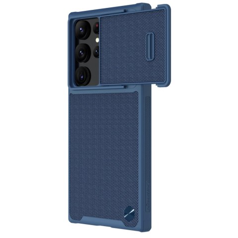 Nillkin Textured S Case etui Samsung Galaxy S23 Ultra pancerny pokrowiec z osłoną na aparat niebieskie Nillkin Textured S Case etui Samsung Galaxy S23 Ultra pancerny pokrowiec z osłoną na aparat niebieskie