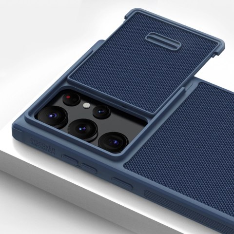 Nillkin Textured S Case etui Samsung Galaxy S23 Ultra pancerny pokrowiec z osłoną na aparat niebieskie Nillkin Textured S Case etui Samsung Galaxy S23 Ultra pancerny pokrowiec z osłoną na aparat niebieskie