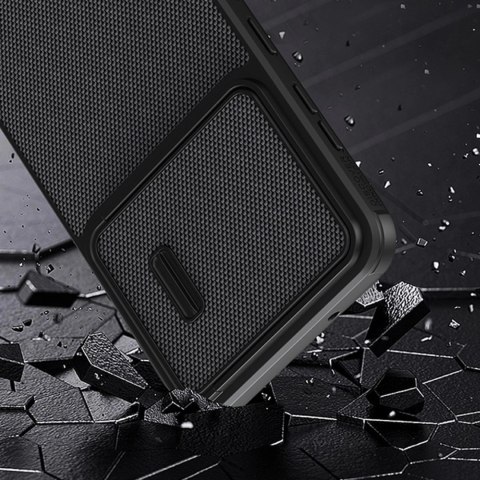 Nillkin Textured S Case etui Samsung Galaxy S23+ pancerny pokrowiec z osłoną na aparat czarne Nillkin Textured S Case etui Samsung Galaxy S23+ pancerny pokrowiec z osłoną na aparat czarne