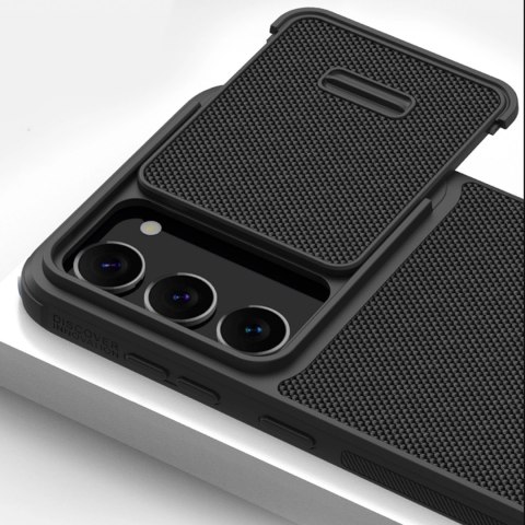 Nillkin Textured S Case etui Samsung Galaxy S23+ pancerny pokrowiec z osłoną na aparat czarne Nillkin Textured S Case etui Samsung Galaxy S23+ pancerny pokrowiec z osłoną na aparat czarne