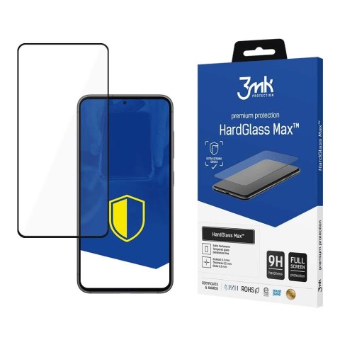 Szkło 9H 3mk HardGlass Max™ na Samsung Galaxy S23 5G Szkło 9H 3mk HardGlass Max™ na Samsung Galaxy S23 5G