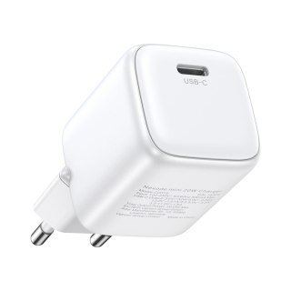 Szybka ładowarka sieciowa GaN USB C 30W PD Ugreen Nexode Mini - biała
