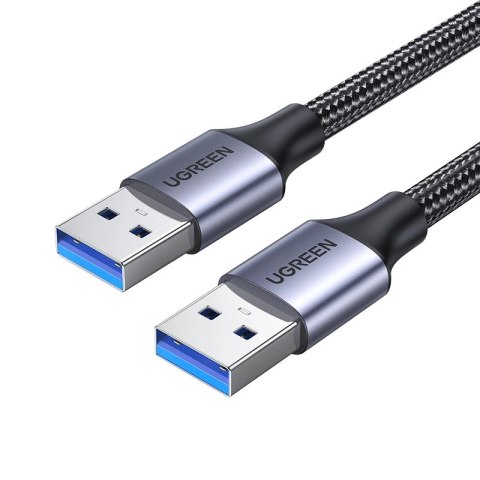 Ugreen kabel przewód USB - USB 3.0 5Gb/s 1m szary (US373) Ugreen kabel przewód USB - USB 3.0 5Gb/s 1m szary (US373)