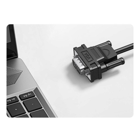 Ugreen kabel przewód adapter VGA (męski) do HDMI (żeński) 0.15m czarny (CM513) Ugreen kabel przewód adapter VGA (męski) do HDMI (żeński) 0.15m czarny (CM513)