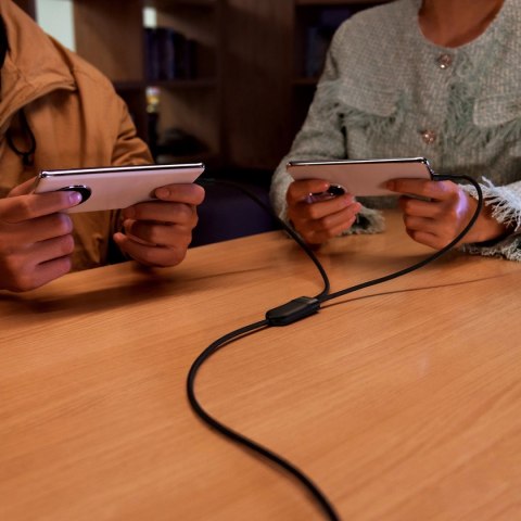 Baseus Flash Series Ⅱ kabel do szybkiego ładowania 2w1 USB-C - 2xUSB-C 100W 1.5m czarny Baseus Flash Series Ⅱ kabel do szybkiego ładowania 2w1 USB-C - 2xUSB-C 100W 1.5m czarny