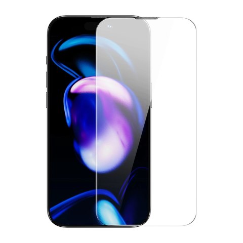 Baseus zestaw 2x szkło hartowane do iPhone 14 Pro na cały ekran z osłoną na głośnik 0.3mm + ramka montażowa Baseus zestaw 2x szkło hartowane do iPhone 14 Pro na cały ekran z osłoną na głośnik 0.3mm + ramka montażowa