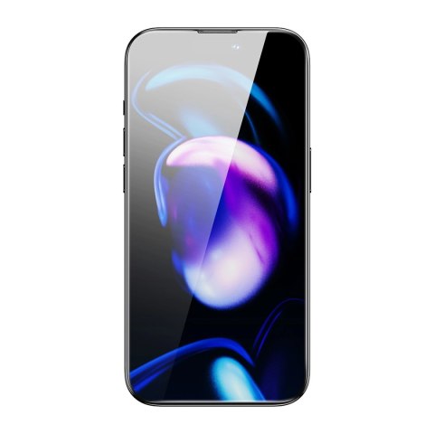 Baseus zestaw 2x szkło hartowane do iPhone 14 Pro na cały ekran z osłoną na głośnik 0.3mm + ramka montażowa Baseus zestaw 2x szkło hartowane do iPhone 14 Pro na cały ekran z osłoną na głośnik 0.3mm + ramka montażowa