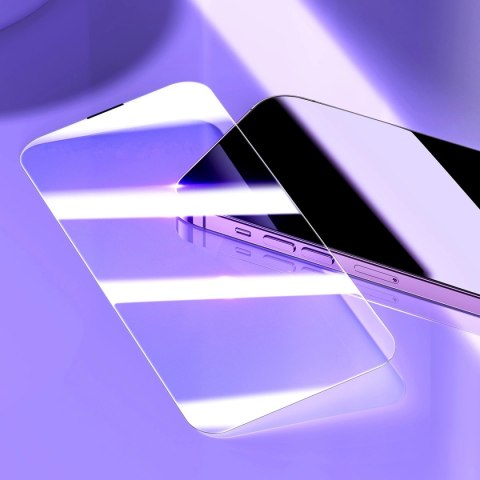 Baseus zestaw 2x szkło hartowane do iPhone 14 Pro na cały ekran z osłoną na głośnik 0.3mm + ramka montażowa Baseus zestaw 2x szkło hartowane do iPhone 14 Pro na cały ekran z osłoną na głośnik 0.3mm + ramka montażowa