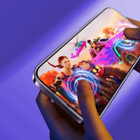 Baseus zestaw 2x szkło hartowane do iPhone 14 Pro na cały ekran z osłoną na głośnik 0.3mm + ramka montażowa Baseus zestaw 2x szkło hartowane do iPhone 14 Pro na cały ekran z osłoną na głośnik 0.3mm + ramka montażowa