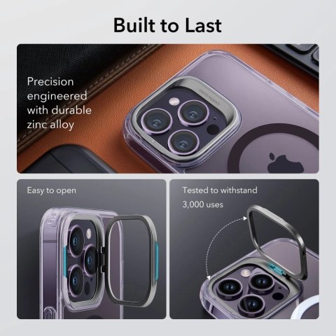 Etui ESR Classic Kickstand Halolock MagSafe na iPhone 14 Pro - przezroczysto-fioletowe Etui ESR Classic Kickstand Halolock MagSafe na iPhone 14 Pro - przezroczysto-fioletowe