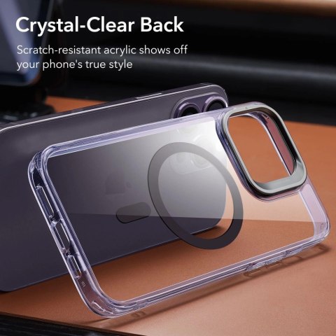 Etui ESR Classic Kickstand Halolock MagSafe na iPhone 14 Pro - przezroczysto-fioletowe Etui ESR Classic Kickstand Halolock MagSafe na iPhone 14 Pro - przezroczysto-fioletowe