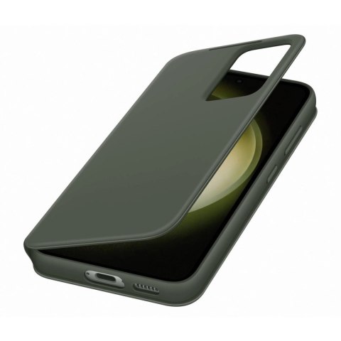 Etui Samsung Smart View Wallet Case EF-ZS911CGEGWW na Samsung Galaxy S23 z klapką - khaki