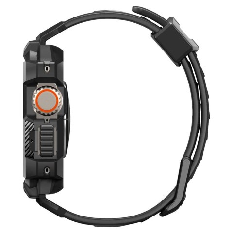 Etui z paskiem Spigen Rugged Armor Pro na Apple Watch Ultra (49 mm) - czarne Etui z paskiem Spigen Rugged Armor Pro na Apple Watch Ultra (49 mm) - czarne